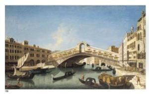 Venezia, Il Ponte Di Rialto by Francesco Albotto