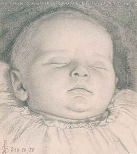 A study of 'Arthur Madox Brown' by Ford Madox Brown