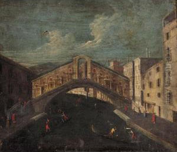Venice, A View Of The Rialto Bridge - view 1