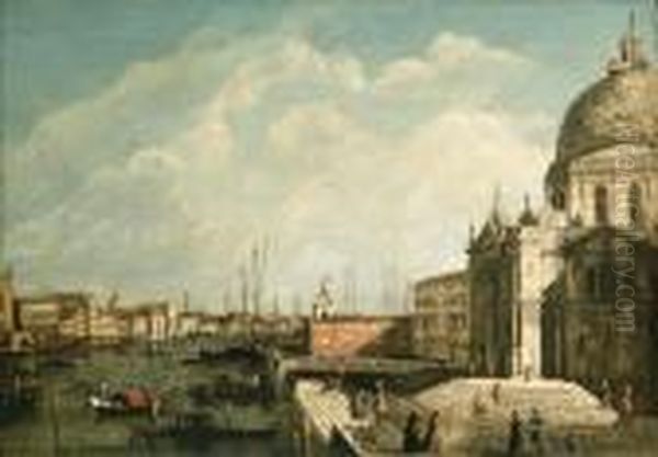 Santa Maria Della Salute,
Venice, With The Entrance To The Grandcanal And The Bacino Beyond - view 1