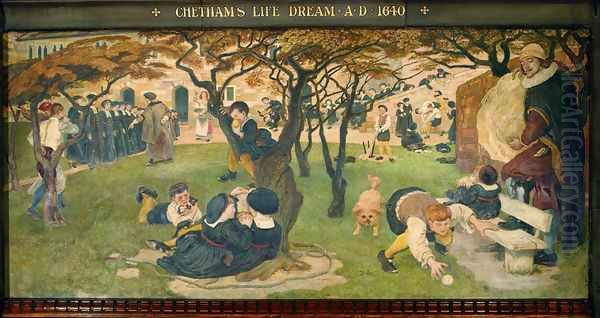 Chetham's Life's Dream by Ford Madox Brown