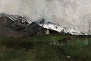 "baite Sulla Presolana" 1908 by Ambrogio Antonio Alciati