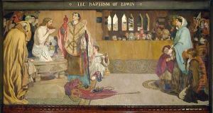 The Baptism of Edwin by Ford Madox Brown