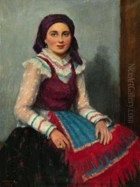 Young Girl In National Costume - view 1