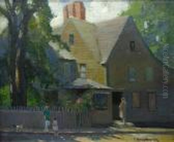 Figures And Terrier Outside
Midwestern Home - view 1