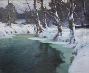 Winter Stream by George Ames Aldrich