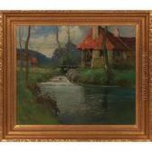 Stream In Normandy by George Ames Aldrich