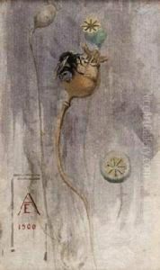 Poppy Seeds And Bumble Bee by Edwin Alexander