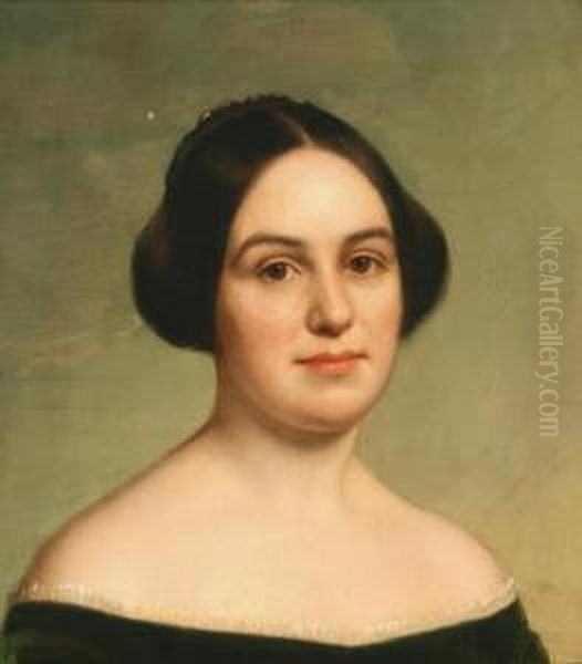Portrait Of A Woman In Black - view 1
