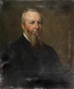 Portrait Of A Bearded Gentleman by George Peter Alexander