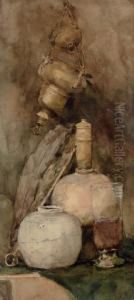 Still Life With Quill And Ginger Jar