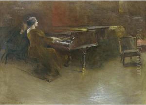 At The Piano (helen Hopekirk Wison, 1894) - view 1