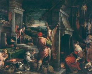 The Return of the Prodigal Son by Jacopo Bassano (Jacopo da Ponte)