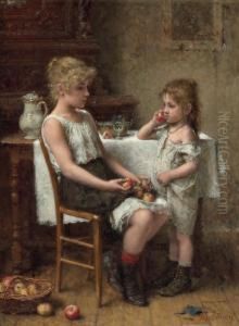 Choosing Apples by Alexei Alexeivich Harlamoff