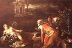 Susanna and the Elders 1571 by Jacopo Bassano (Jacopo da Ponte)