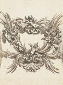 Projet Pour L'arriere D'un 
Carosse Pour La Famille Odescalchi, Avec Des Putti Sur Des Palmes
