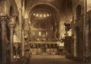 Kircheninneres Der Basilica Di San Marco, Venedig