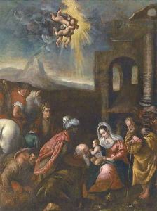 The Adoration of the Magi by Jacopo Bassano (Jacopo da Ponte)