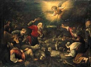 The Annunciation to the Shepherds by Jacopo Bassano (Jacopo da Ponte)