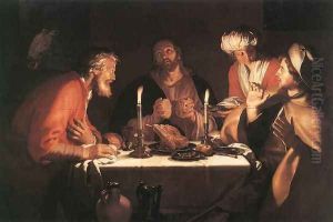 The Emmaus Disciples 1622 by Abraham Bloemaert