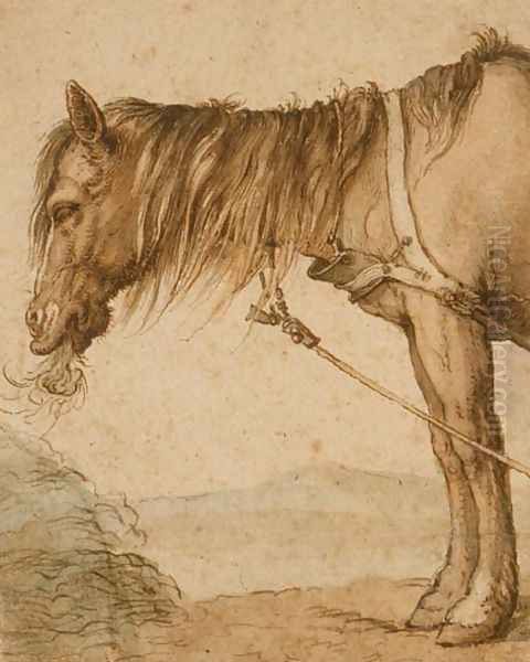 A Horse Eating Hay, c.1600-10 - view 1