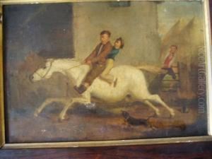 Boys On A Bolting Horse by Samuel Jun Alken