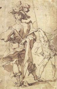 Warrior and Young Standard-Bearer by Abraham Bloemaert