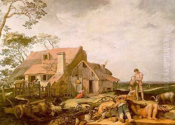 Landscape with Peasants Resting 1650 - view 1