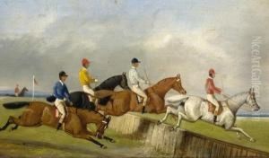 Steeple Chase by Henry Jr Alken