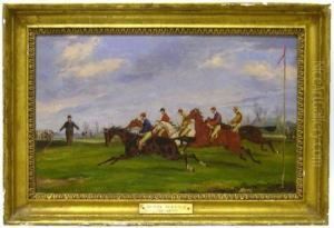 Horse Racing Scene