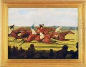 The Cheering Section by Henry Jr Alken
