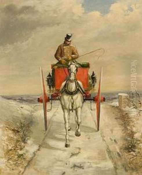 Carriage In The Snow - view 1