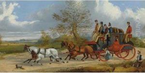 The Coach by Henry Jr Alken