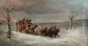 The Bath Coach In A Snowdrift