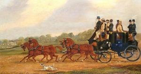 A Mail Coach And Four. - view 1