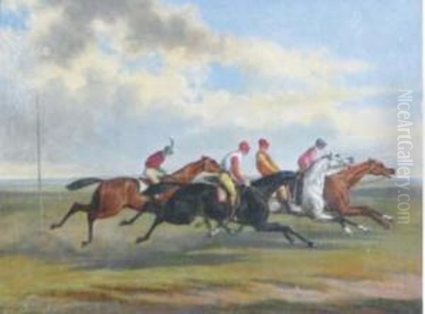 The Epsom Derby; Before The Start And The Finish - view 1