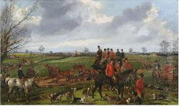 Landscape With Huntsmen And Stage Coach - view 1