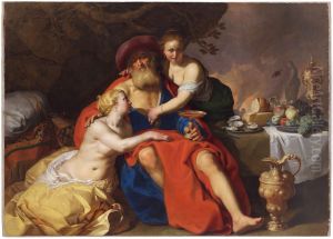 Lot and His Daughters by Abraham Bloemaert