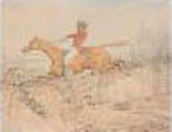 A Set Of Five Hunting Scenes - view 1