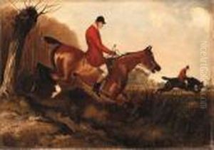A Set Of Six Hunting Scenes by Henry Jr Alken