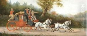 The York To London Royal Mail Coach by Henry Thomas Alken
