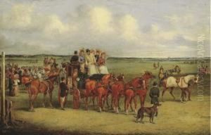 Newmarket Heath by Henry Thomas Alken