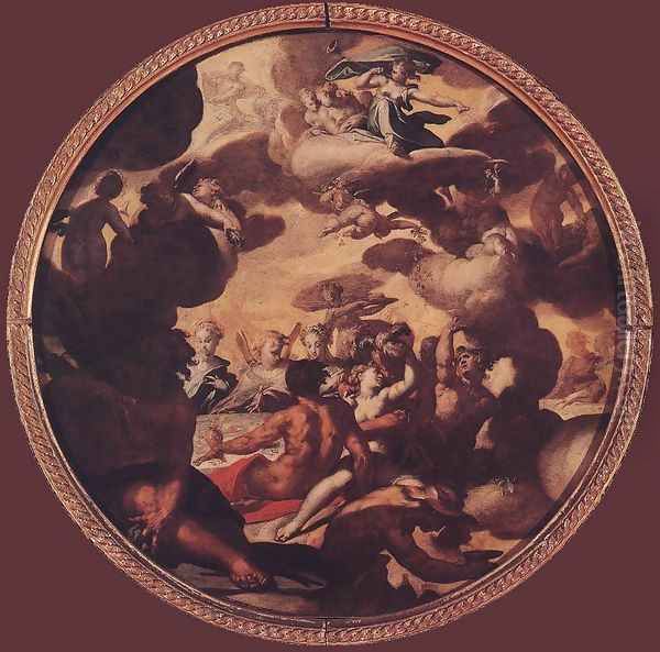 The Marriage of Cupid and Psyche c. 1595 by Abraham Bloemaert