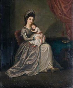 Portrait Of A Mother And Her Child Portrait Of A Mother And Her Child