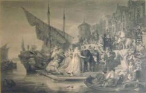 Mary Queen Of Scots At Leith 1561