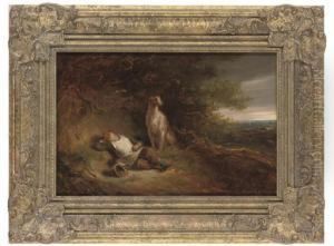 Guarding His Master by Sir William Allan