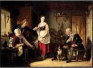 The Ballad Of Old Robin Gray by Sir William Allan