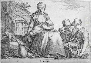 The Five Senses by Abraham Bloemaert
