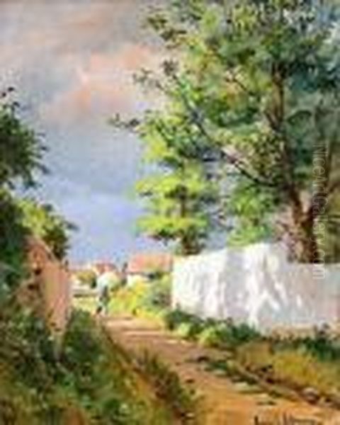 Homme Et Son Chien Dans Une Rue - view 1