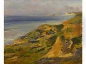 Paysage Cotier En Mediterranee by Raymond Allegre
